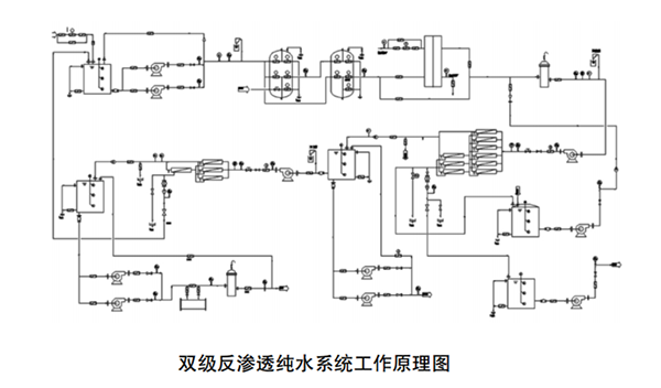 雙極反滲透純水系統(tǒng)工作原理圖